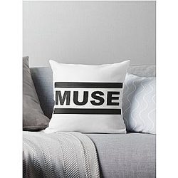 flowers vines downtown muse music muse, muse dubuque Throw Pillow