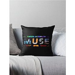 The battle of muse men for everyone Throw Pillow