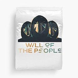 Muse band will of the people masked men Duvet Cover