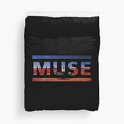 Black Holes and Revelations Muse Cover Logo Duvet Cover