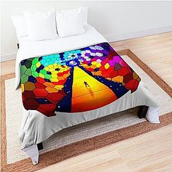 princess glitter rose muse music muse gold glitter dreamy Comforter