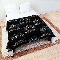 Muse band will of the people masked men design  Comforter