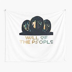 Muse band will of the people masked men design Classic  Tapestry