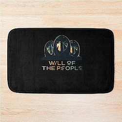 Muse band will of the people masked men design  Bath Mat