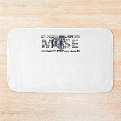 Muse s UK Metal Rock for Man for Women Unique Tees for Boys Birthday Gift Gift Ideas white Bath Mat