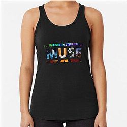 The battle of muse men for everyone Racerback Tank Top