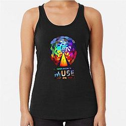 bird life team building muse music muse, environment Racerback Tank Top