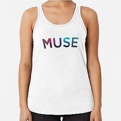 Rainbow Muse Case Racerback Tank Top