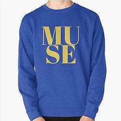 Muse shirt art u inspiration design yellow Pullover Sweatshirt