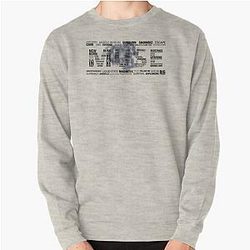 Muse s UK Metal Rock for Man for Women Unique Tees for Boys Birthday Gift Gift Ideas white Pullover Sweatshirt
