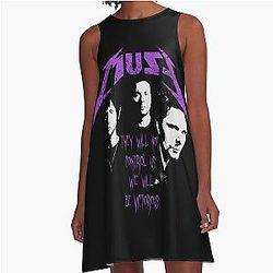 MUSE METAL A-Line Dress