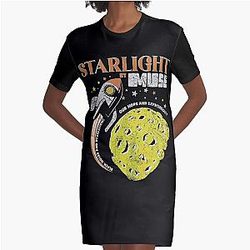 STARLIGHT Muse Rock Music Band   Graphic T-Shirt Dress