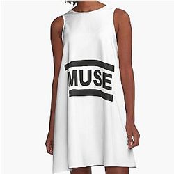 flowers vines downtown muse music muse, muse dubuque A-Line Dress