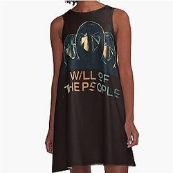 Muse band will of the people masked men design A-Line Dress