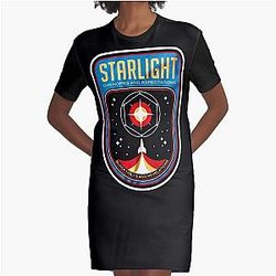 Starlight From Muse Band   Graphic T-Shirt Dress