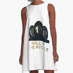 Muse band will of the people masked men design Classic  A-Line Dress