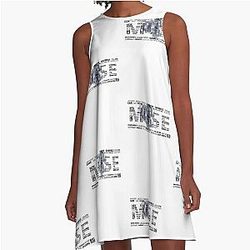 Muse s UK Metal Rock for Man for Women Unique Tees for Boys Birthday Gift Gift Ideas white A-Line Dress