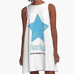 Starlight Muse Band A-Line Dress