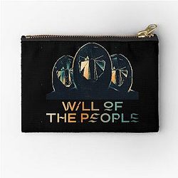 Muse band will of the people masked men design  Zipper Pouch