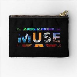blue outdoors muse music muse nature tree Zipper Pouch