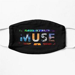 blue outdoors muse music muse nature tree Flat Mask