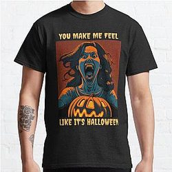 Muse - You make me feel like it's Halloween - Screaming face & pumpkin. Classic T-Shirt