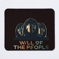 Muse band will of the people masked men design Mouse Pad