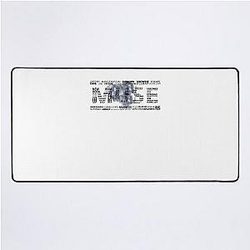 Muse s UK Metal Rock for Man for Women Unique Tees for Boys Birthday Gift Gift Ideas white Desk Mat