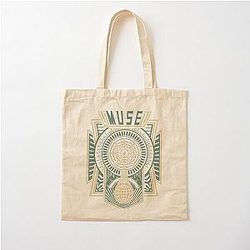 Muse Concert T-shit Design Radio Waves Cotton Tote Bag