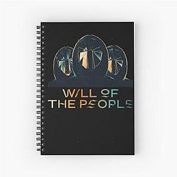 Muse band will of the people	 Spiral Notebook