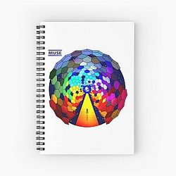 princess glitter rose muse music muse gold glitter dreamy Spiral Notebook
