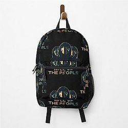Muse band will of the people masked men design  Backpack
