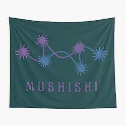 Blue Mushi ORIGINAL DRAWN by SillyFun Tapestry