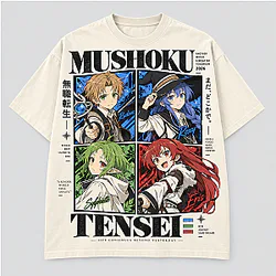 Mushoku Tensei Anime T-Shirt 2026 NTT2109 Mushoku Tensei T-Shirts