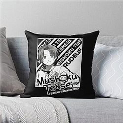 Mushoku Tensei Pillows - Mushoku Tensei Jobless Reincarnation -  Rudeus - Cool Awesome Design Throw Pillow RB2112 [ID8342]