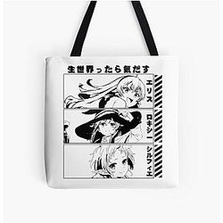Mushoku Tensei Bags - Mushoku Tensei Jobless Reincarnation All Over Print Tote Bag RB2112 [ID8408]