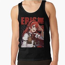 Mushoku Tensei Tank Tops - Ja. Mushoku Tensei - Eris Boreas Greyrat Tank Top RB2112 [ID8143]