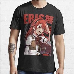 Mushoku Tensei T-Shirts - Mushoku Tensei -  Eris Boreas Greyrat Essential T-Shirt RB2112 [ID8518]