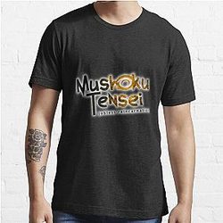 Mushoku Tensei T-Shirts - Mushoku tensei logo Essential T-Shirt RB2112 [ID8552]