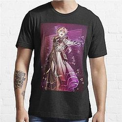 Mushoku Tensei T-Shirts - Rudeus Greyrat Mushoku Tensei retro Essential T-Shirt RB2112 [ID8548]