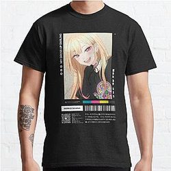 My Dress-Up Darling T-Shirts - Kitagawa Marin My Dress Up Darling (Sono Bisque Doll)| (S1.V16) Classic T-Shirt RB0512[ID3048]