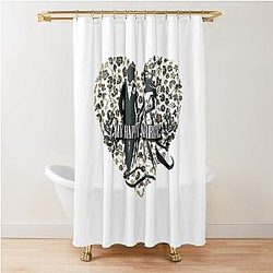 My Happy Marriage Romantic Love Quote for Couples in Love Shower Curtain
