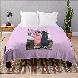 My Happy Marriage in Japan Kimono Throw Blanket