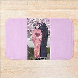 My Happy Marriage in Japan in Kimono Bath Mat