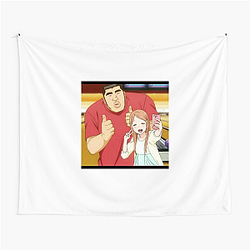 Rinko and Takeo  My Love Story Tapestries