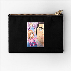 One Heartbeat My Love Story Zipper Pouches