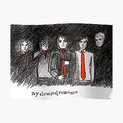 cartoon mcr Poster RB1810