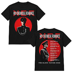 2026 General MCR NY Tour Black Parade DTNK2109 My Chemical Romance T-Shirt