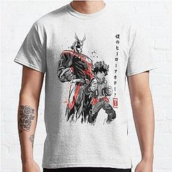 My Hero Academia T-Shirts - Hero Academia sumi-e Classic T-Shirt RB2210