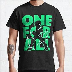 My Hero Academia T-Shirts - One for all Deku Classic T-Shirt RB2210